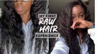 RAW HAIR EXPERIENCE  Honey Hair Co Indian Wavy amp Ondibu Hair Cambodian Wavy [upl. by Onid46]