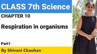 Class7th Science chapter 10 Respiration in Organisms part 1 full explanation हिंदी में [upl. by Llemij]