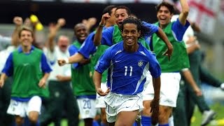 Gol de Ronaldinho Gaúcho  Copa de 2002 Brasil 2 x 1 Inglaterra [upl. by Ruder922]