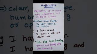 What is an Adjective Adjective for class 2 What is noun [upl. by Nosmirc]