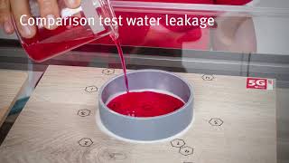 5G Dry for hardened wood  Leakage test [upl. by Pliske]