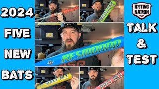 Five NEW 2024 bats  unbox and comp test [upl. by Garett55]