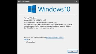 How to install or Update Windows 10 1803 using ISO file [upl. by Ennaylloh]