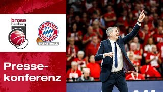 Pressekonferenz Brose Bamberg vs München 7580 [upl. by Adoh]