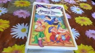 Blancanieves Y Los Siete Enanos VHS Unboxing [upl. by Elsa146]