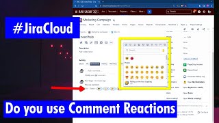 Jira Cloud  Are you using comment reactions [upl. by Ennaesor]