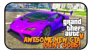 GTA ONLINE NEW DLC  quotGTA NEW DLC PAINT JOBSquot quotNEW TEMPESTA PAINT JOBSquot  GTA 5 Paint Jobs [upl. by Norse975]