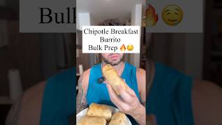 CHIPOTLE BREAKFAST BURRITO BULK PREP 🔥 [upl. by Brent]