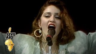 Madonna  Holiday Live Aid 1985 [upl. by Ayotac]