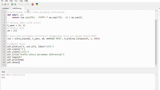 Persamaan diferensial orde satu dengan thony [upl. by Linzer]