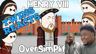 Twins React to Henry VII  OverSimplified REACTION [upl. by Roselba]