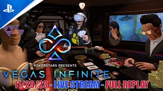 VR Casino LIVE  112923  PSVR2  Vegas Infinite VR Gameplay [upl. by Yral345]