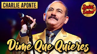 Charlie Aponte  Dime Que Quieres Live [upl. by Hesler]