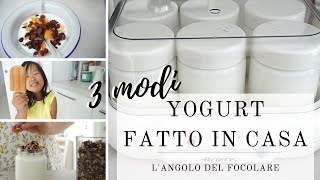 Yogurt fatto in casa  RICETTA FACILE [upl. by Dahs]