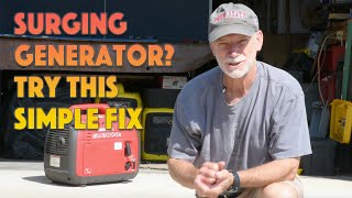 Simple Fix for a Surging Honda Generator [upl. by Locke681]