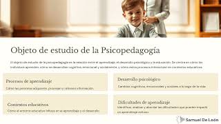 LA PSICOPEDAGOGIA Y LOS AMBITOS DE ACCION DE LOS PSICOPEDAGOGOS con audio actualizado [upl. by Yevreh]