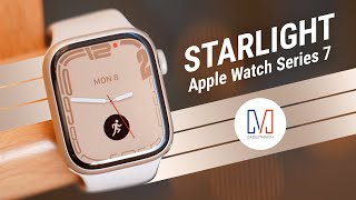 Apple Watch Series 7 STARLIGHT Unboxing New Silver or Gold [upl. by Doehne836]