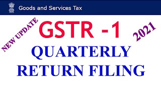 GSTR 1 Quarterly Return Filing new and updated processHow to file GSTR1 QRMP SchemeTamil [upl. by Davy463]