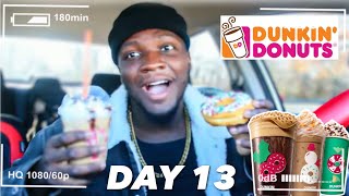 Vlogmas Day 13  Trying Dunkin Donuts Holiday Menu Items [upl. by Niffirg]