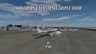 Three recent Southern California sceneries from 29Palms ORBX and LatinVFR P3D [upl. by Willabella]