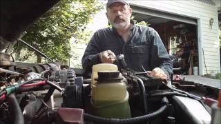 Dual Alternator Install 73L Powerstroke Part 3 of 4 [upl. by Eilyab347]