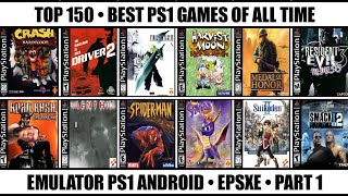 Top 150 Best PS1 Games Of All Time  Best PS1 Games  Emulator PS1 Android  Part 1 [upl. by Essenaj]