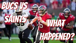 Buccaneers Vs Saints What Happened [upl. by Annoynek]