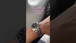 Rolex Novelties 2023 New Rolex explorer 40mm reference 224270 [upl. by Lyrehs]