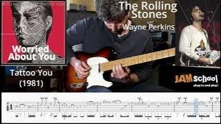 The Rolling Stones Worried About You Guitar Solo with TAB [upl. by Htomit497]