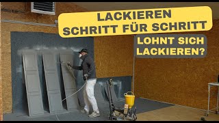 Türen lackieren statt neu kaufen [upl. by Nwahsud511]