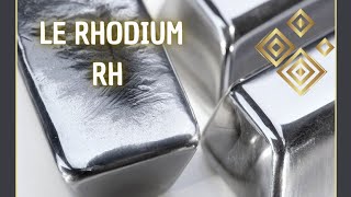 Le Rhodium  Ce Métal qui vaut Sept Fois Plus Cher que l’Or  La minutes business i24news [upl. by Monarski]