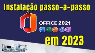 Como instalo o Office 2021 completo em 2023 Word excelll Power Point [upl. by Ahsaercal]