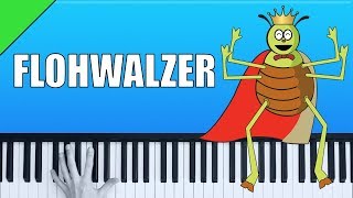 Flohwalzer  Klavier Tutorial  sehr einfach [upl. by Chrisse]