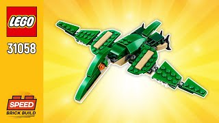 LEGO Pterodactyl 31058 from Creator Mighty Dinosaurs  Alternate Build  Instructions  SBB [upl. by Inol616]