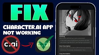 How to Fix Character Ai App Not Working 2024 [upl. by Fiden]