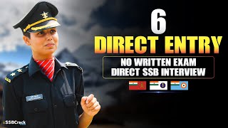 6 SSB Interview Direct Entries 2024 [upl. by Imhskal609]