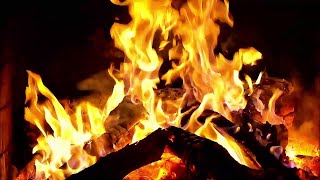 Warm Romantic Fireplace🔥Relaxing Fireplace Crackling Sounds 24 Hours Fireplace ScreensaverFogata4k [upl. by Jan804]