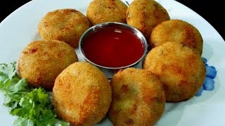 Rava Cutlets Recipe  Suji Cutlet  Rava Cutlets  Vegan [upl. by Obara]