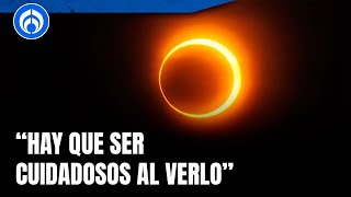 Eclipse solar 2024 Recomendaciones para verlo el lunes 8 de abril [upl. by Uhile]