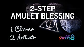 📿 Easiest Way to Charge an Amulet Wiccan Blessing Spell to Cleanse amp Protect [upl. by Eltsryk]