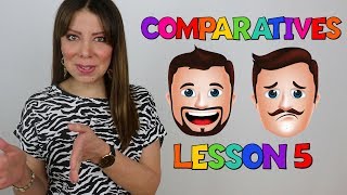 🔴 COMO USAR COMPARATIVOS EN INGLES 💁 QUE SON LOS COMPARATIVOS 📚 ADJETIVOS COMPARATIVOS EN INGLES [upl. by Jeannette]