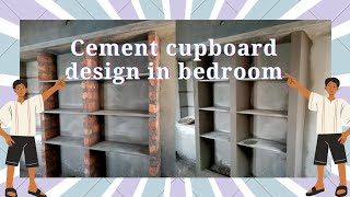 cupboard shelves almira wardrobe self cement cupboard design 👈 [upl. by Lerud964]