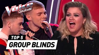 INCREDIBLE GROUP Blind Auditions in The Voice [upl. by Eemiaj]