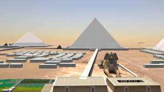 Fly Over Giza Pyramids [upl. by Xonk735]