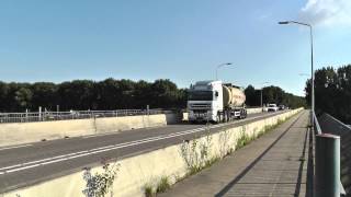 trucks LKW vrachtautos Munnikensteeg Zwijndrecht NL 16 juli 2014 [upl. by Harwill]