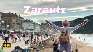 Zarautz  The most Beautiful Village in Spain  4K walking Tour part2 [upl. by Fried]