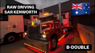 KENWORTH TRUCKING AUS BATTLE THE MONASH IN A B DOUBLE WITH ME 22 YEARS OLD [upl. by Onej]