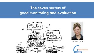 The seven secrets of good monitoring and evaluation [upl. by Atikihs]