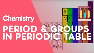 What Are Periods amp Groups In The Periodic Table  Properties of Matter  Chemistry  FuseSchool [upl. by Ardnuahs]