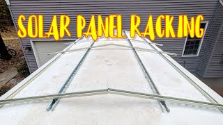 Skoolie Unistrut Superstrut and Rivnut Solar Panel Racking System  Part 1 [upl. by Zachary]